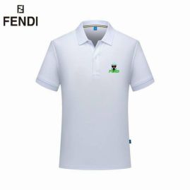 Picture of Fendi Polo Shirt Short _SKUFendiM-3XL25tn2120213